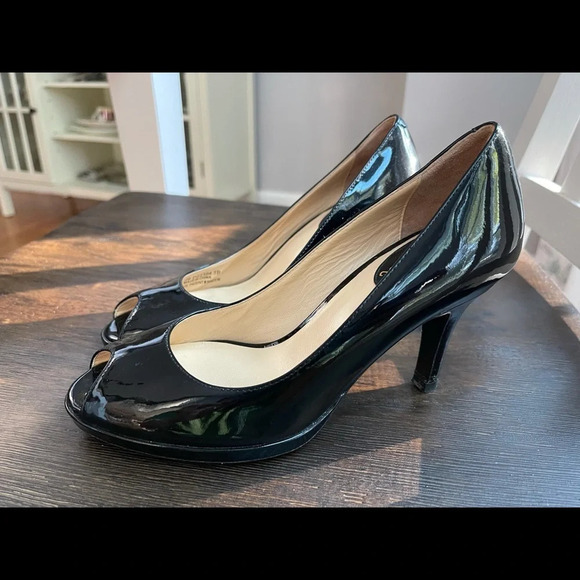 Cole Haan peep toe pumps - Picture 1 of 8